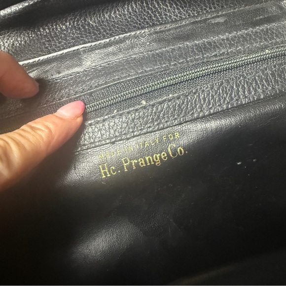 Vintage leather purse Hc. Prange Co. Made in Italy - Picture 5 of 9